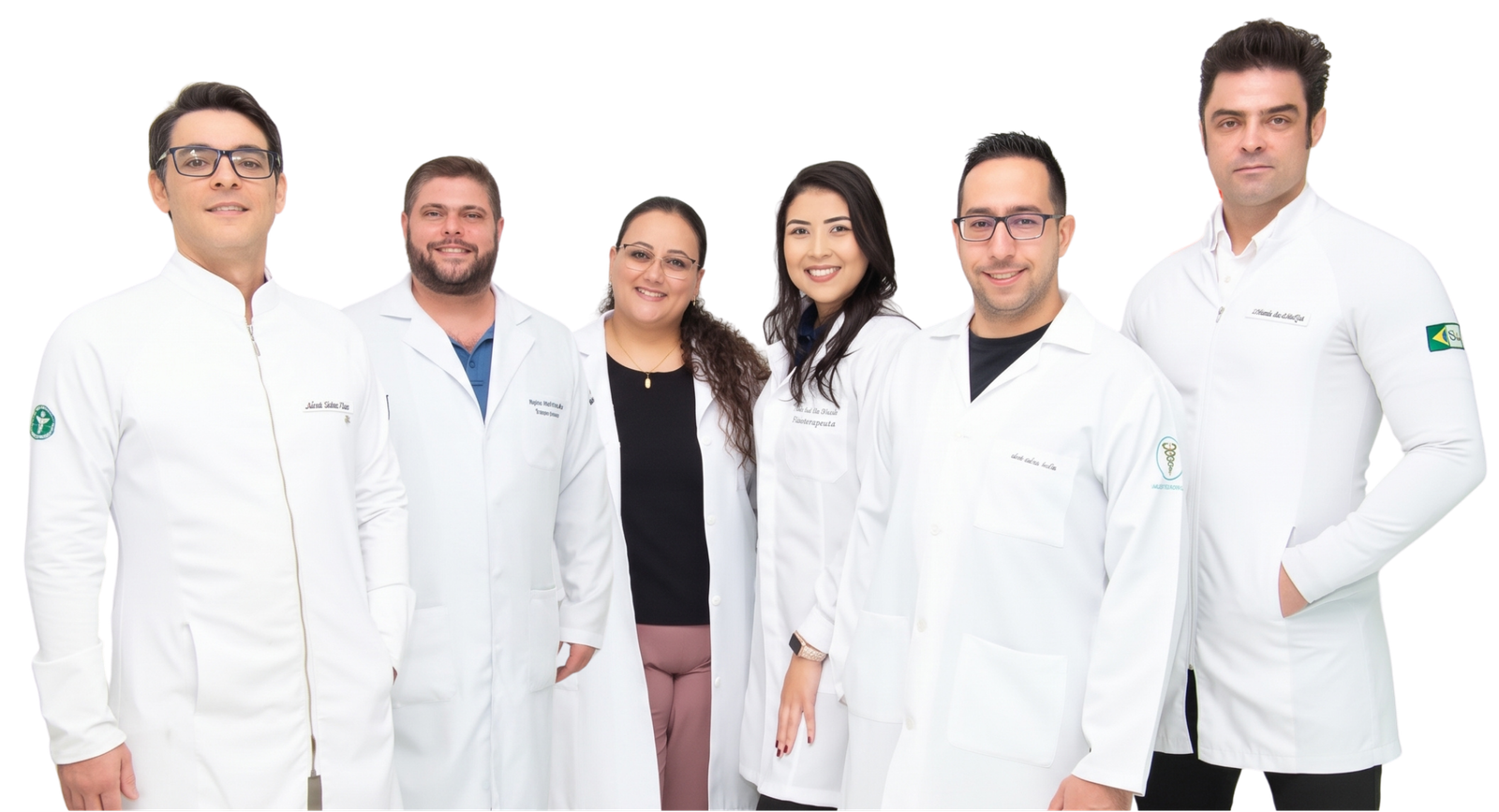 Equipe clínica completa da Ceortem